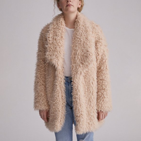 Vernacular Jackets & Blazers - Fluffy Teddy Coat
